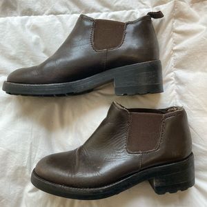 Vintage Barney’s New York Leather Chelsea Boots